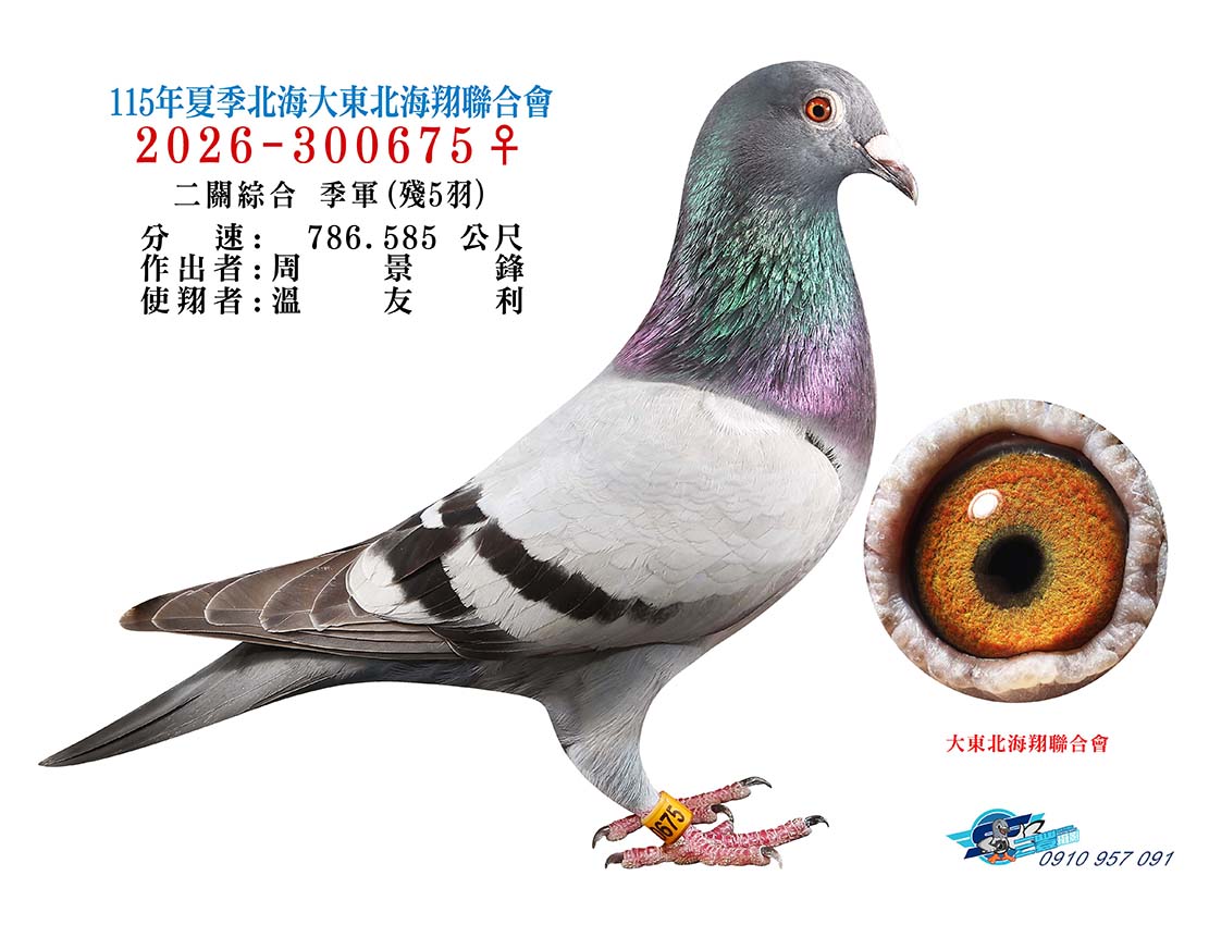 大東北季軍675